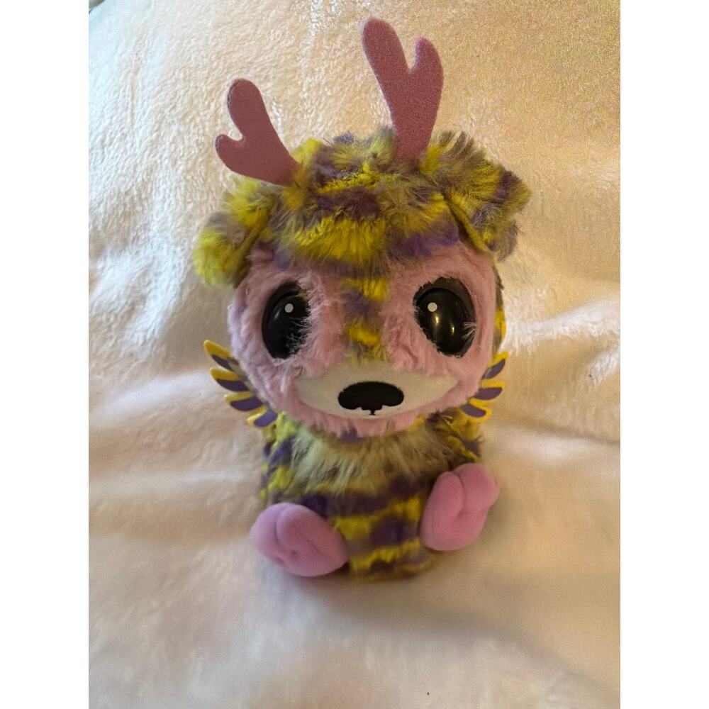 Hatchimals Surprise Giraven Interactive Plush Toy Purple Yellow Pink Untested
